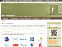 Tablet Screenshot of formateur-independant.fr